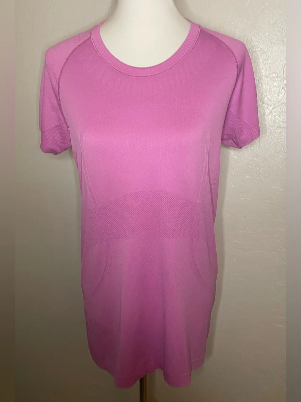 NWOT-Lululemon Swift Stride ShortSleeve Shirt Size 12 in Pink